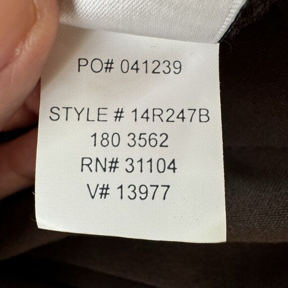 Kim Rogers Brown womens Pants size 12 - Picture 15 of 16